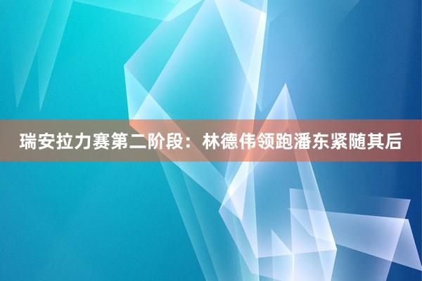 瑞安拉力赛第二阶段：林德伟领跑潘东紧随其后